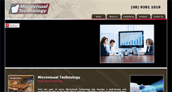 Desktop Screenshot of microvisual.com.au